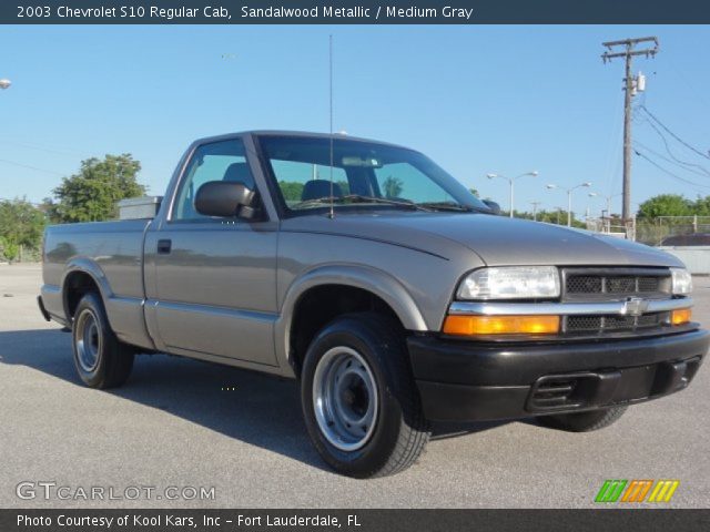 2003 Chevrolet S10 Regular Cab in Sandalwood Metallic