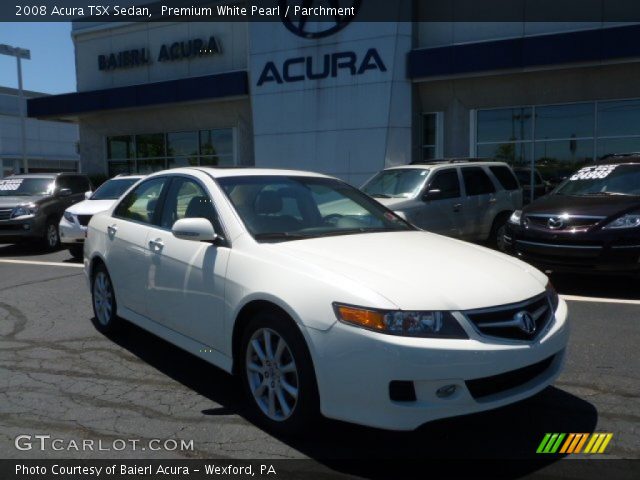 2008 Acura TSX Sedan in Premium White Pearl