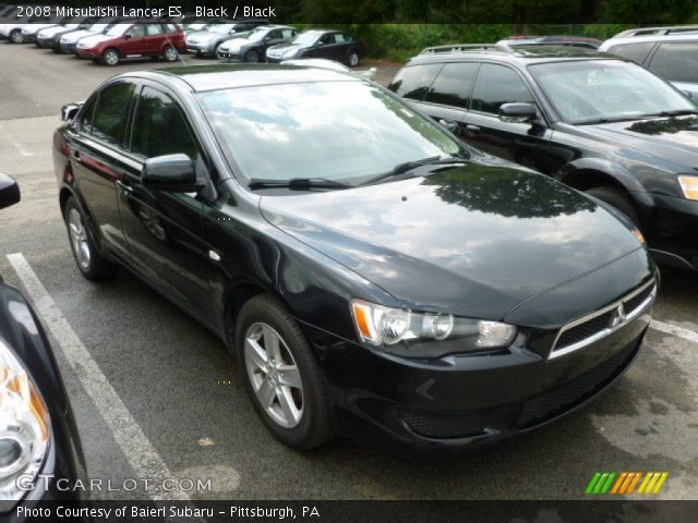 2008 Mitsubishi Lancer ES in Black