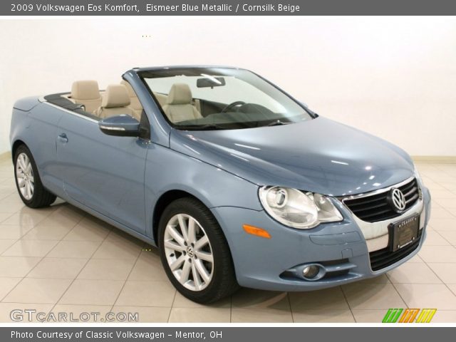 2009 Volkswagen Eos Komfort in Eismeer Blue Metallic