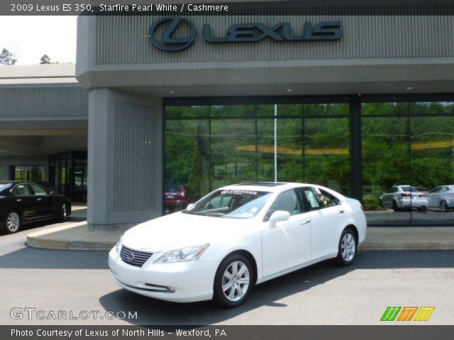 2009 Lexus ES 350 in Starfire Pearl White
