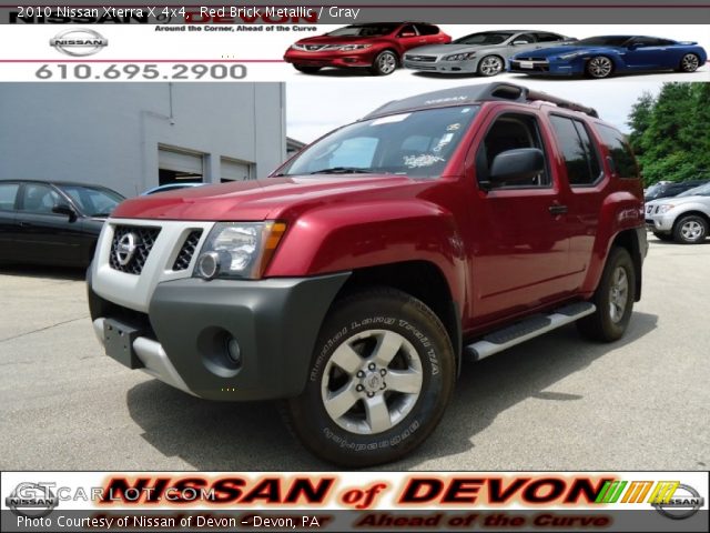 2010 Nissan Xterra X 4x4 in Red Brick Metallic