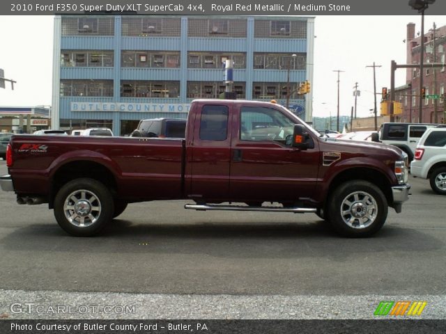 2010 Ford F350 Super Duty XLT SuperCab 4x4 in Royal Red Metallic