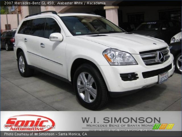 2007 Mercedes-Benz GL 450 in Alabaster White