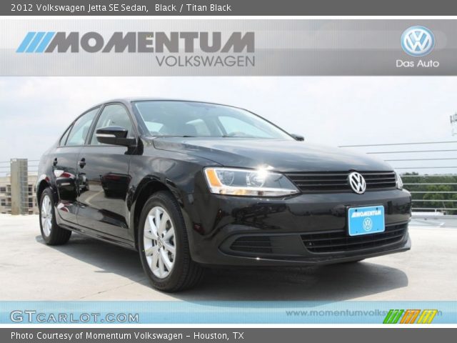 2012 Volkswagen Jetta SE Sedan in Black