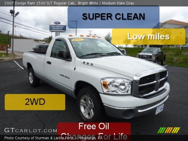 2007 Dodge Ram 1500 SLT Regular Cab in Bright White