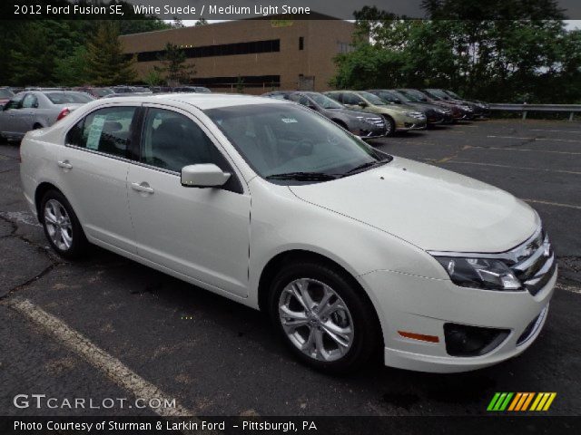 2012 Ford Fusion SE in White Suede