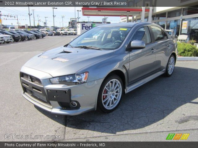 2012 Mitsubishi Lancer Evolution GSR in Mercury Gray