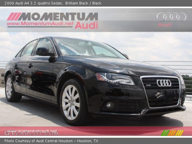 2009 Audi A4 3.2 quattro Sedan in Brilliant Black