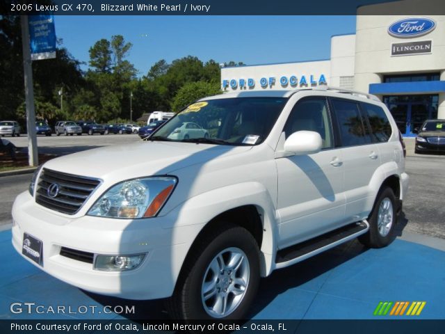 2006 Lexus GX 470 in Blizzard White Pearl