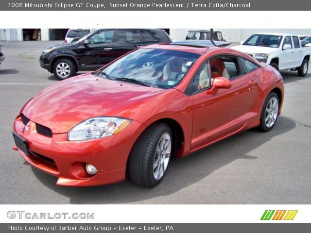 2008 Mitsubishi Eclipse GT Coupe in Sunset Orange Pearlescent