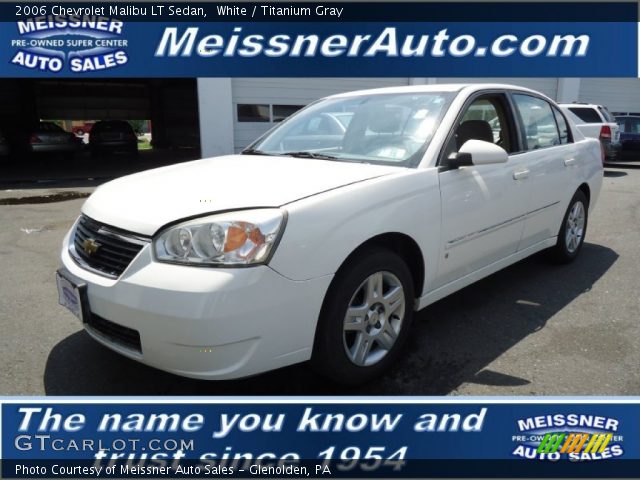 2006 Chevrolet Malibu LT Sedan in White