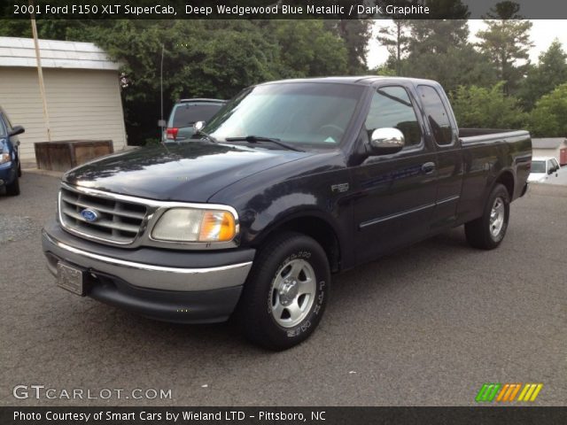 2001 Ford F150 XLT SuperCab in Deep Wedgewood Blue Metallic