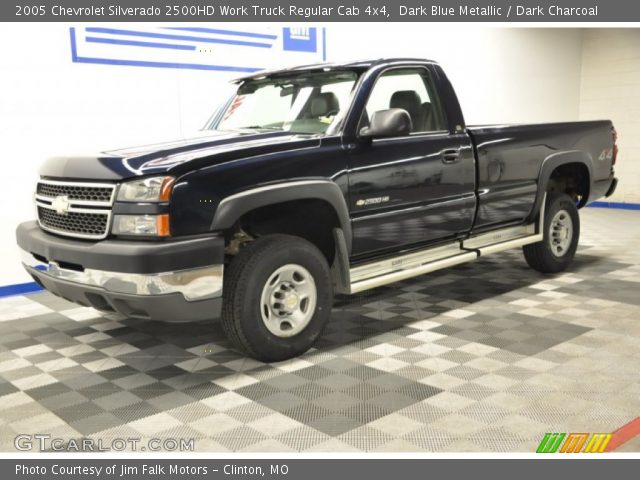 2005 Chevrolet Silverado 2500HD Work Truck Regular Cab 4x4 in Dark Blue Metallic