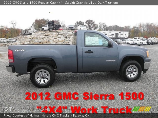 2012 GMC Sierra 1500 Regular Cab 4x4 in Stealth Gray Metallic