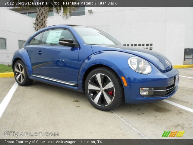 2012 Volkswagen Beetle Turbo in Reef Blue Metallic