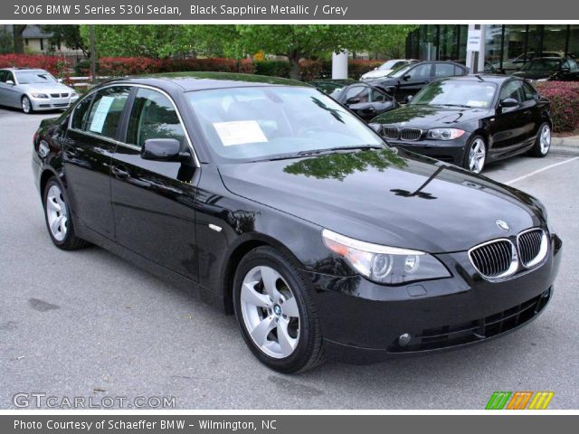 Black Sapphire Metallic 2006 Bmw 5 Series 530i Sedan