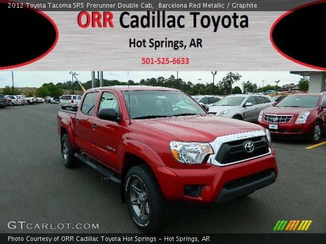 2012 Toyota Tacoma SR5 Prerunner Double Cab in Barcelona Red Metallic