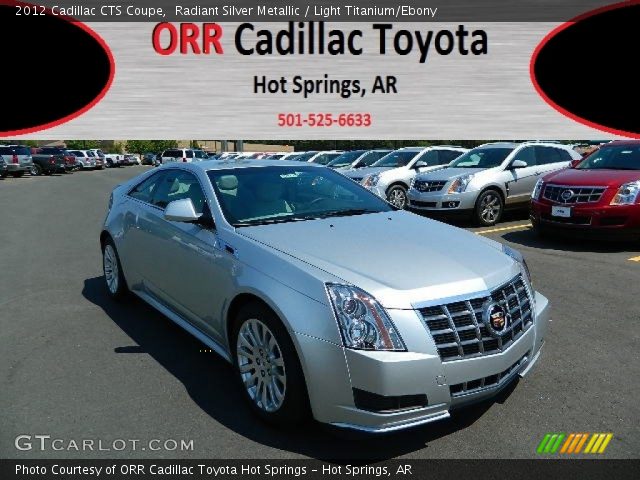 2012 Cadillac CTS Coupe in Radiant Silver Metallic