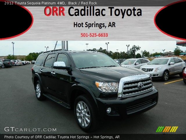 2012 Toyota Sequoia Platinum 4WD in Black