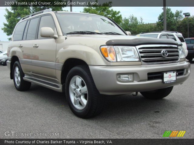 2003 Toyota Land Cruiser  in Sonora Gold Pearl