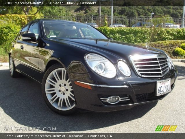 2008 Mercedes-Benz E 350 Sedan in Black