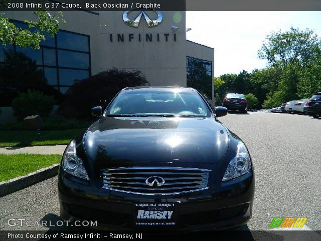 2008 Infiniti G 37 Coupe in Black Obsidian