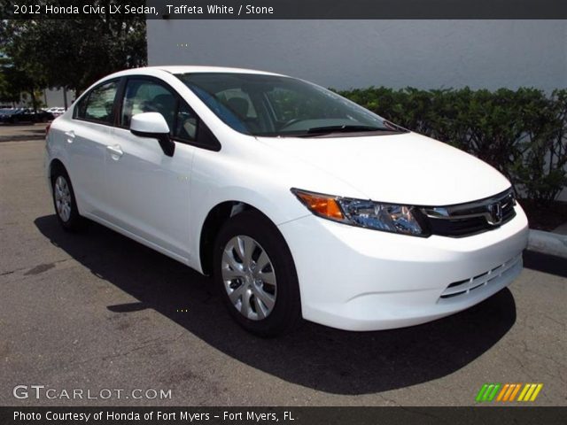 2012 Honda Civic LX Sedan in Taffeta White