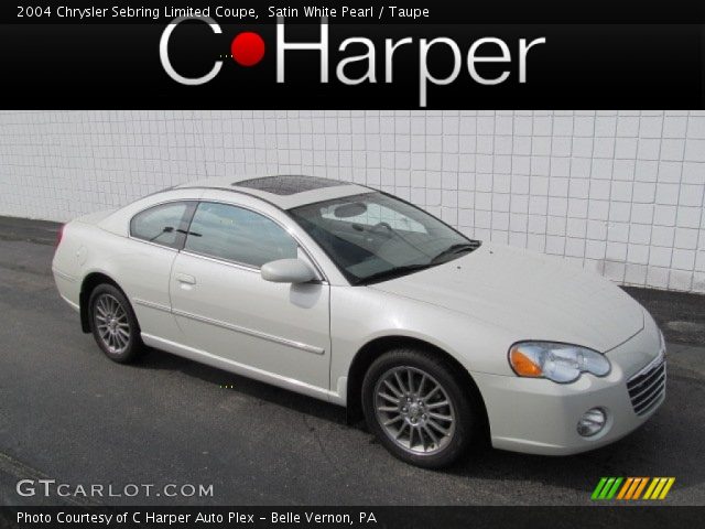 2004 Chrysler Sebring Limited Coupe in Satin White Pearl