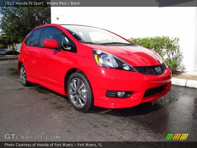2012 Honda Fit Sport in Milano Red