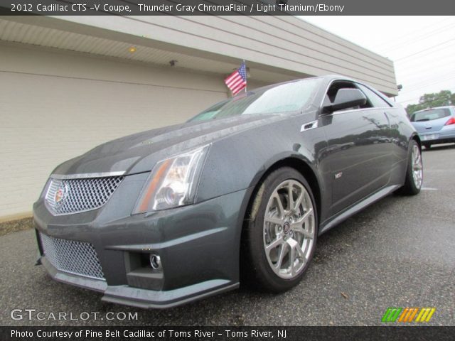 2012 Cadillac CTS -V Coupe in Thunder Gray ChromaFlair