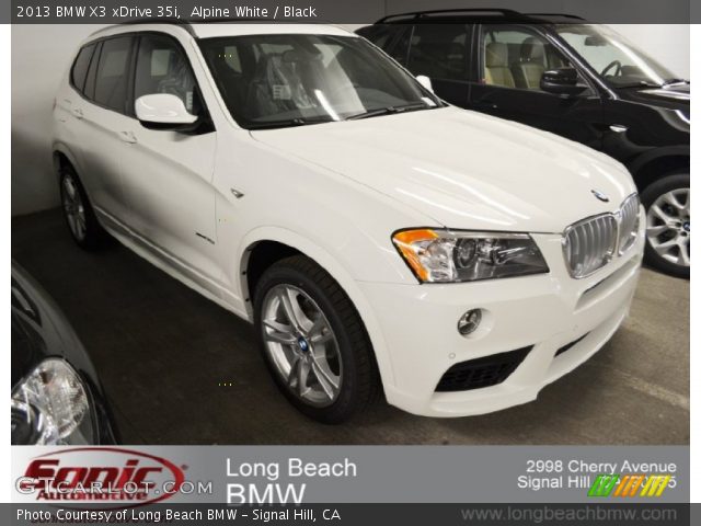 2013 BMW X3 xDrive 35i in Alpine White