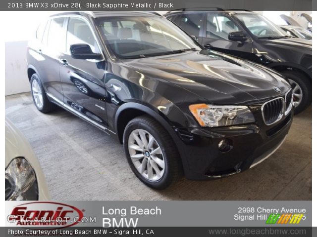 2013 BMW X3 xDrive 28i in Black Sapphire Metallic