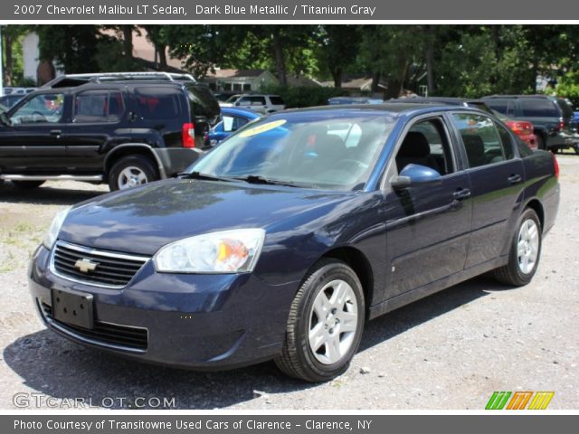 2007 Chevrolet Malibu LT Sedan in Dark Blue Metallic