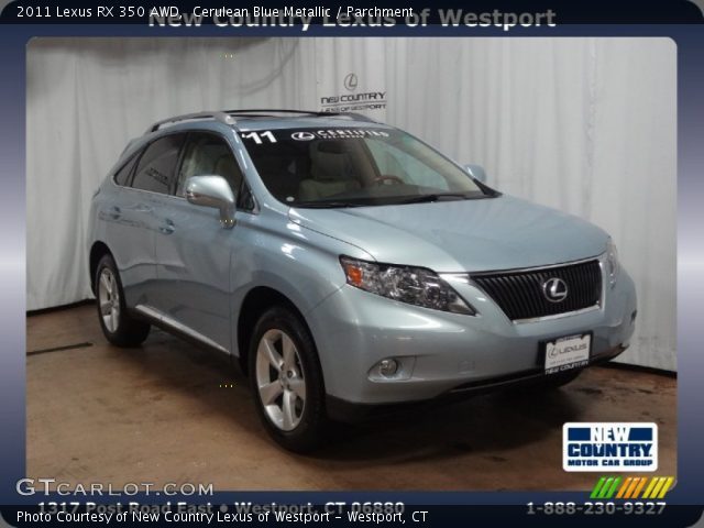 2011 Lexus RX 350 AWD in Cerulean Blue Metallic