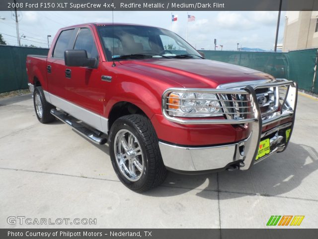 2008 Ford F150 XLT SuperCrew 4x4 in Redfire Metallic