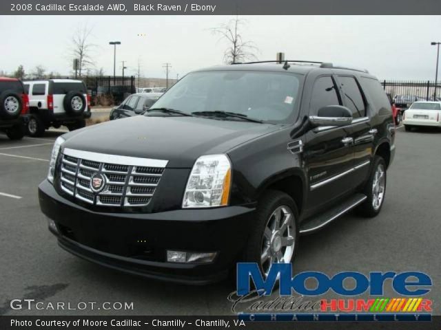 2008 Cadillac Escalade AWD in Black Raven