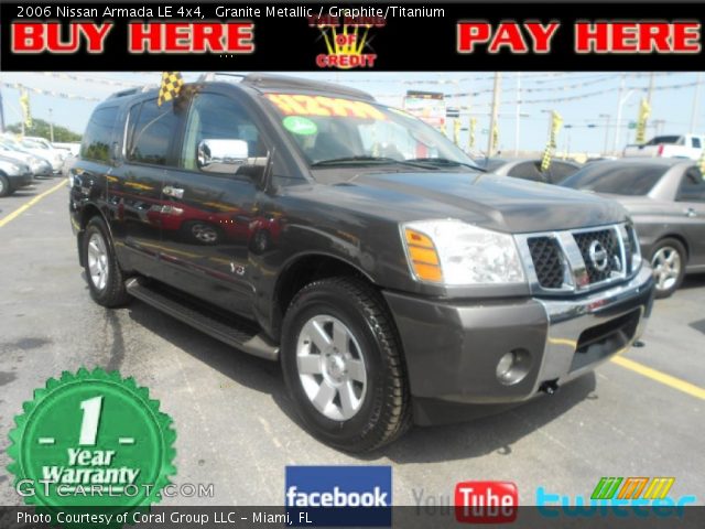 2006 Nissan Armada LE 4x4 in Granite Metallic