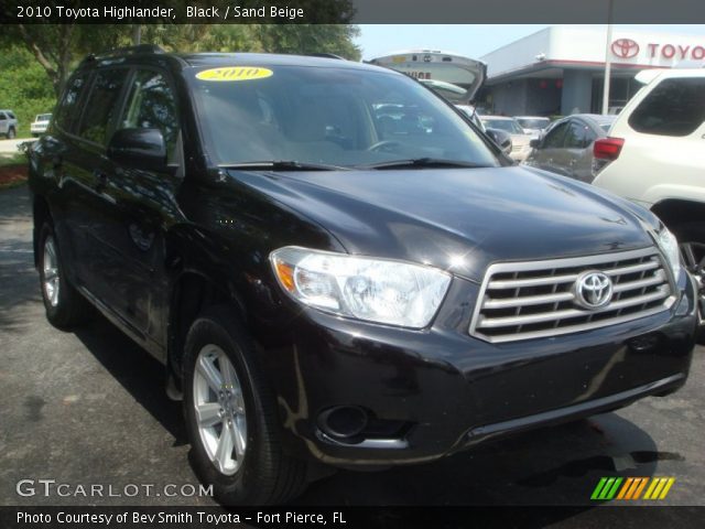 2010 Toyota Highlander  in Black