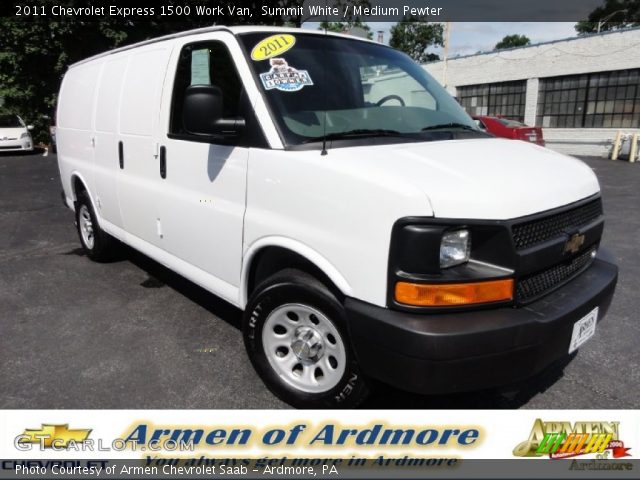 2011 Chevrolet Express 1500 Work Van in Summit White