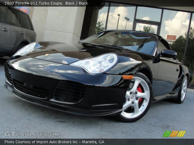 2003 Porsche 911 Turbo Coupe in Black