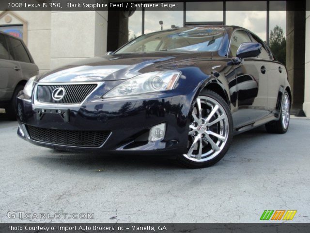 2008 Lexus IS 350 in Black Sapphire Pearl
