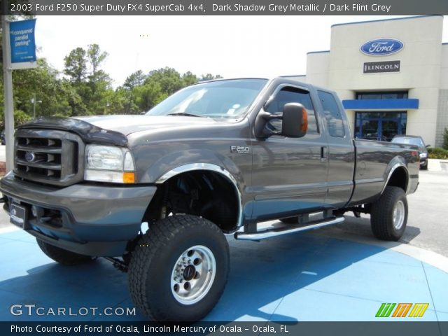 2003 Ford F250 Super Duty FX4 SuperCab 4x4 in Dark Shadow Grey Metallic