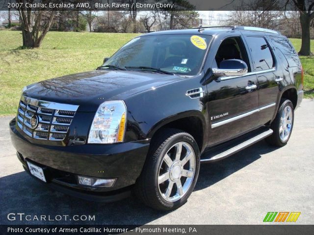 2007 Cadillac Escalade AWD in Black Raven