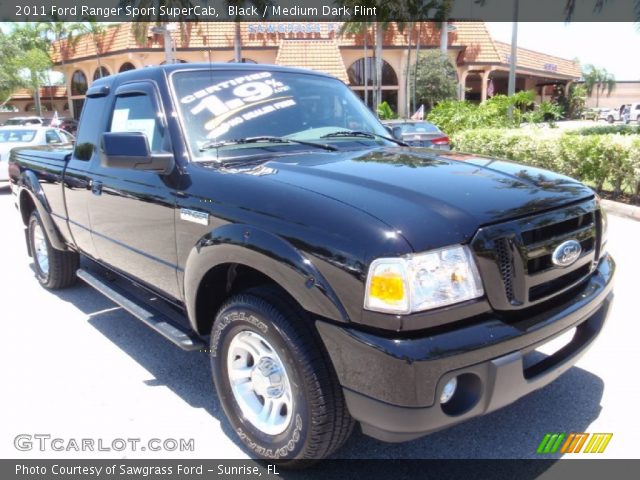 2011 Ford Ranger Sport SuperCab in Black
