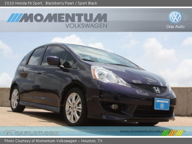 2010 Honda Fit Sport in Blackberry Pearl