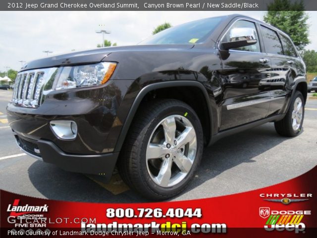 2012 Jeep Grand Cherokee Overland Summit in Canyon Brown Pearl