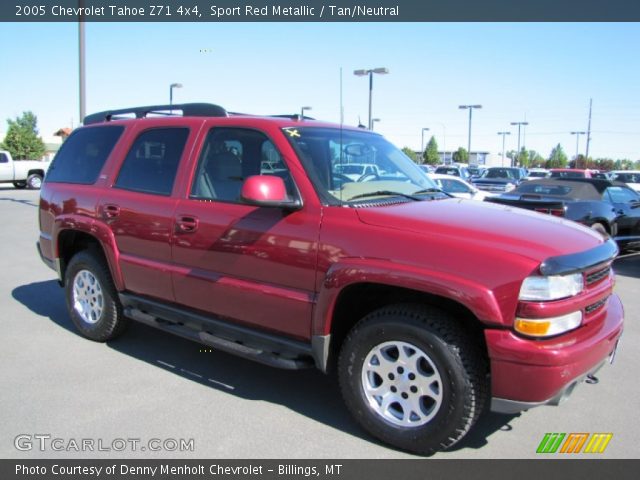 2005 Chevrolet Tahoe Z71 4x4 in Sport Red Metallic