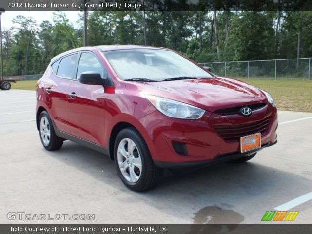 2012 Hyundai Tucson GL in Garnet Red