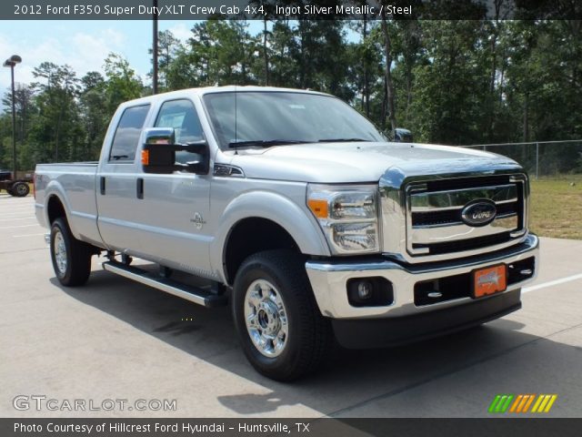 2012 Ford F350 Super Duty XLT Crew Cab 4x4 in Ingot Silver Metallic
